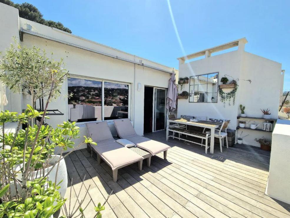 Le Rooftop - Hyper Centre - 5 Pers - Climatisation Appartement Cassis Buitenkant foto